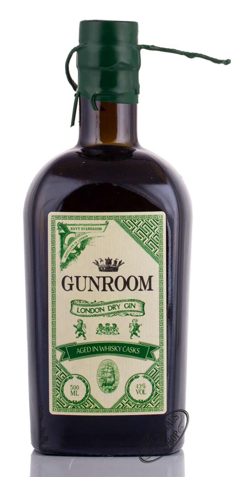 Gunroom London Dry Gin 43% vol. 0,50l Gunroom London Dry Gin 43% vol. 0,50l
