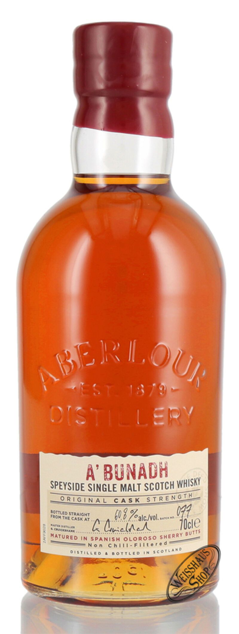 Aberlour A'Bunadh Batch No. 77 Whisky 60,8% vol. 0,70l B-Ware