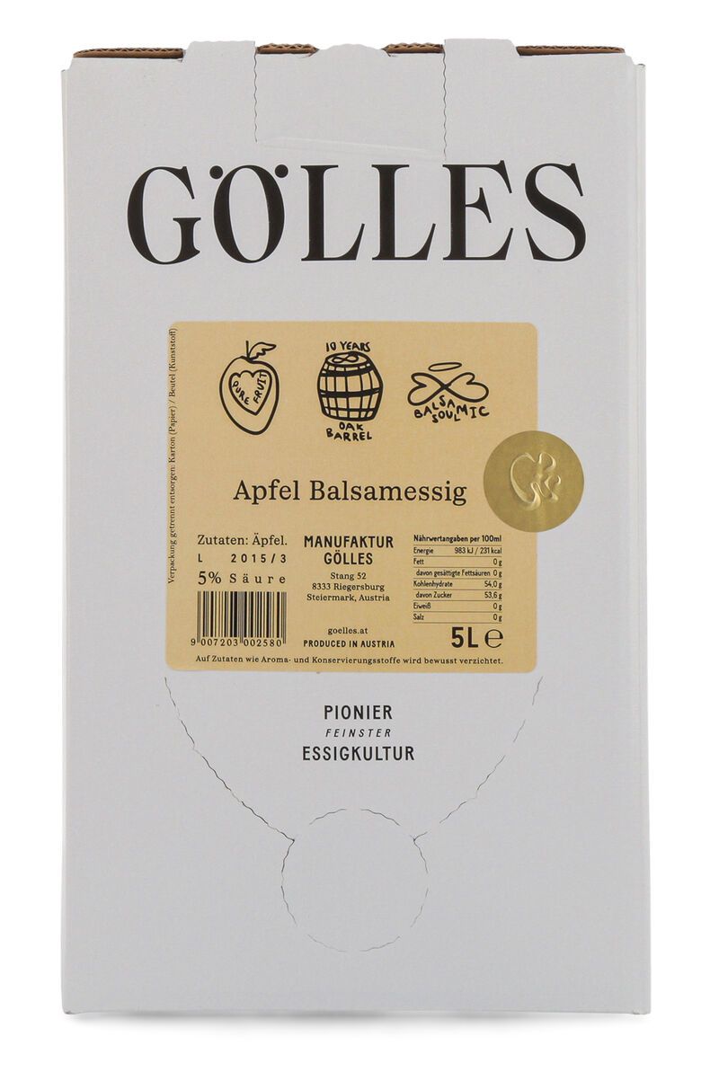Gölles Apfel Balsam Essig 5,0l Bag in Box