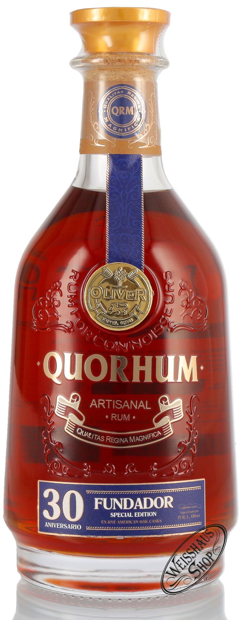 Quorhum Fundador Aniversario Rum 42% vol. 0,70l Quorhum Fundador Aniversario Rum 42% vol. 0,70l