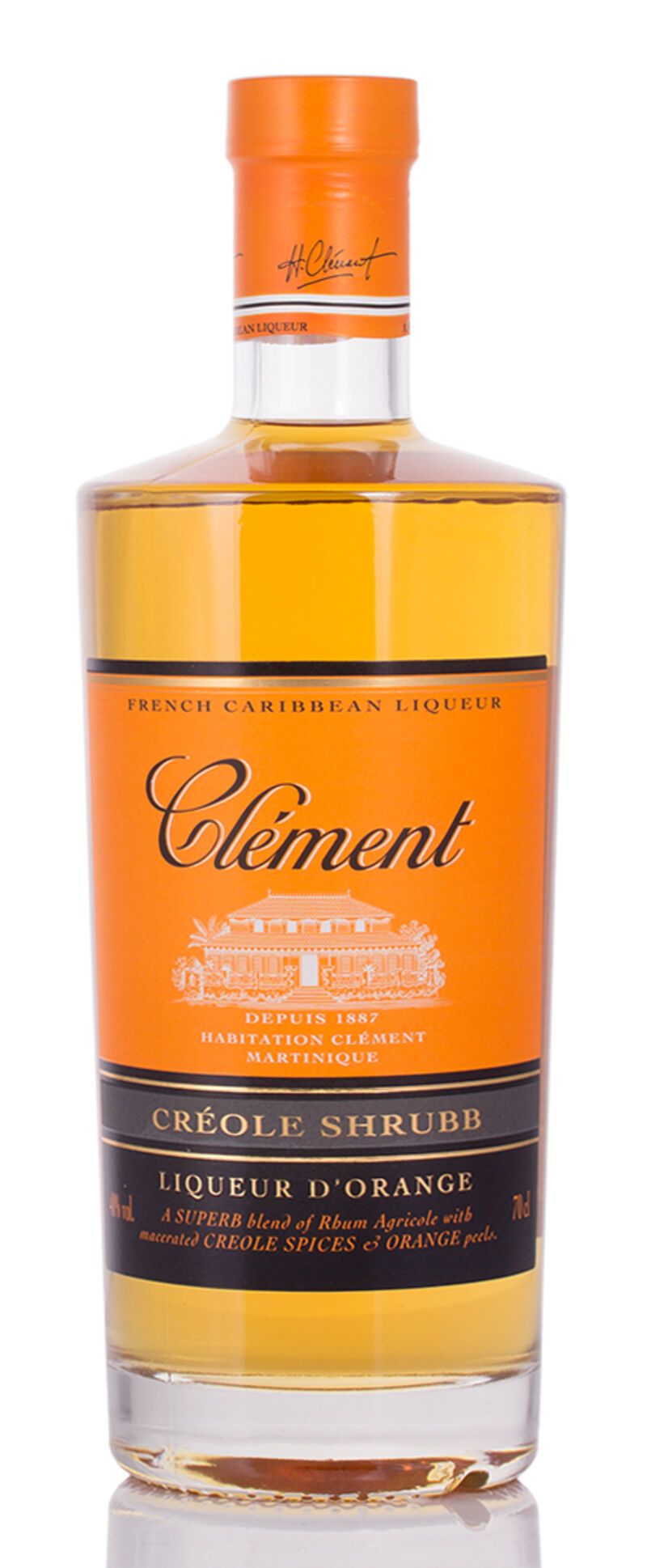 Clement Creole Shrubb Orange Liqueur 40% vol. 0,70l B-Ware