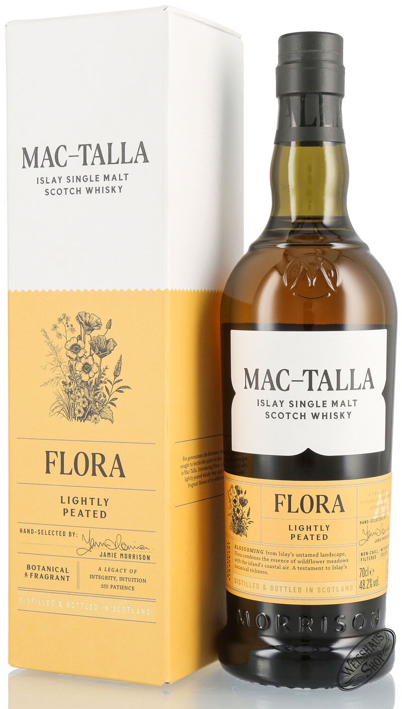 Mac-Talla Flora Islay Single Malt Scotch Whisky 48,2% vol. 0,70l