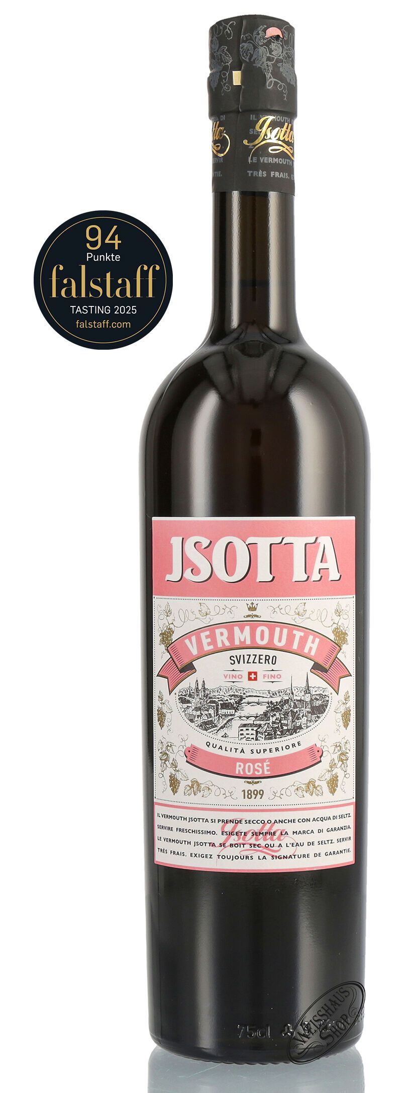 Jsotta Swiss Vermouth Rosé 17% vol. 0,75l Jsotta Swiss Vermouth Rosé 17% vol. 0,75l