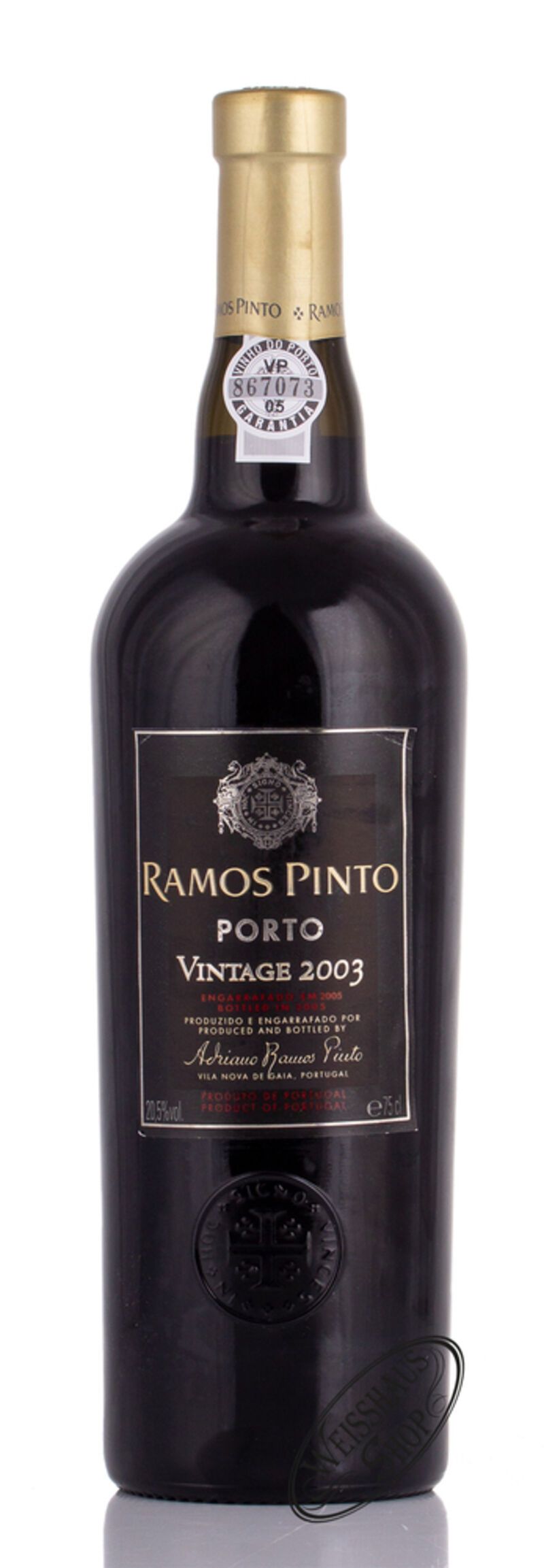 Ramos Pinto Vintage 2003 Port 20,5% vol. 0,75l Ramos Pinto Vintage 2003 Port 20,5% vol. 0,75l