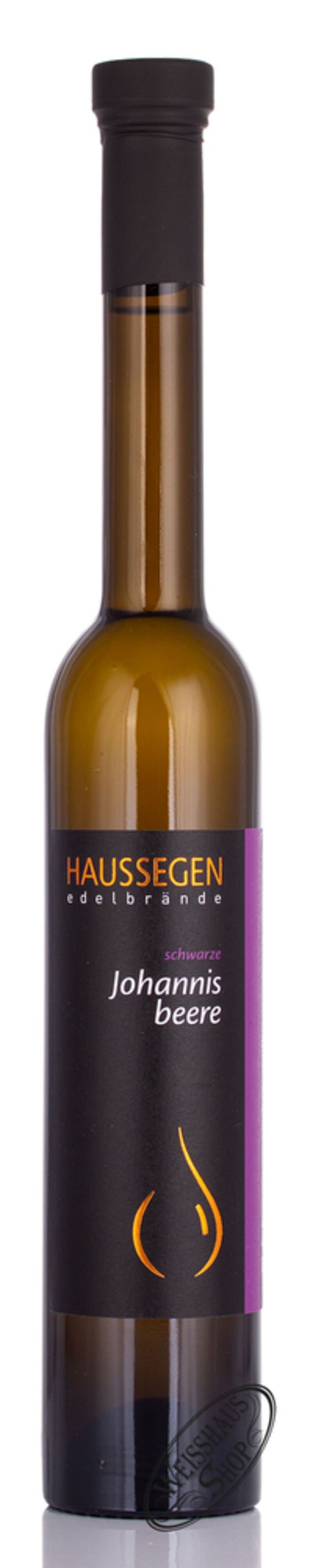 Haussegen schwarze Johannisbeere 42% vol. 0,35l Haussegen schwarze Johannisbeere 42% vol. 0,35l
