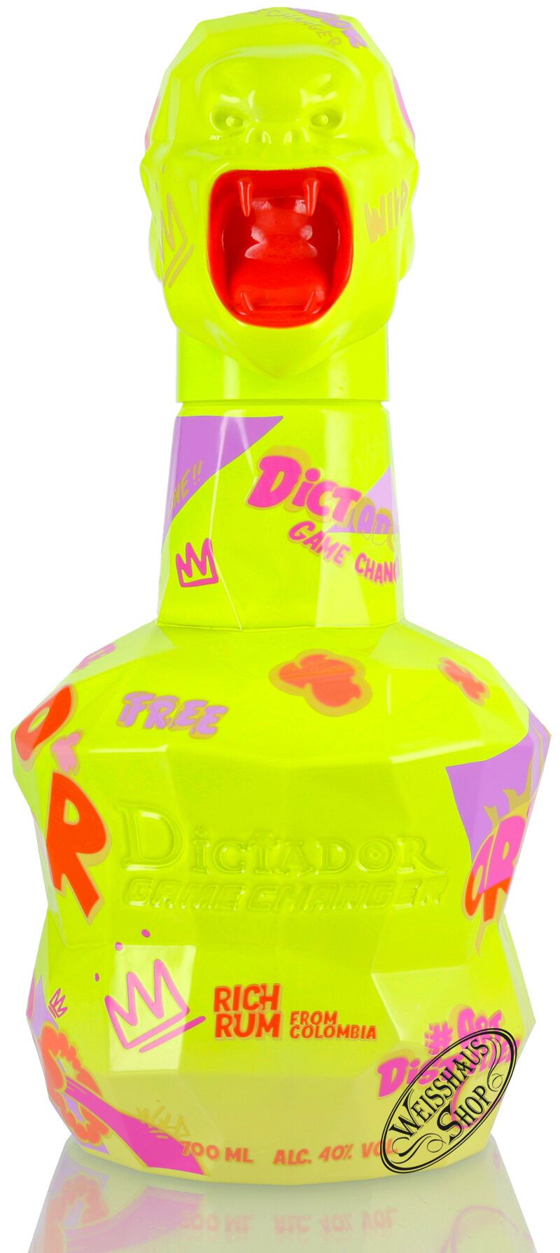 Dictador Game Changer Neon & Yellow Rum 40% vol. 0,70l Dictador Game Changer Neon & Yellow Rum 40% vol. 0,70l