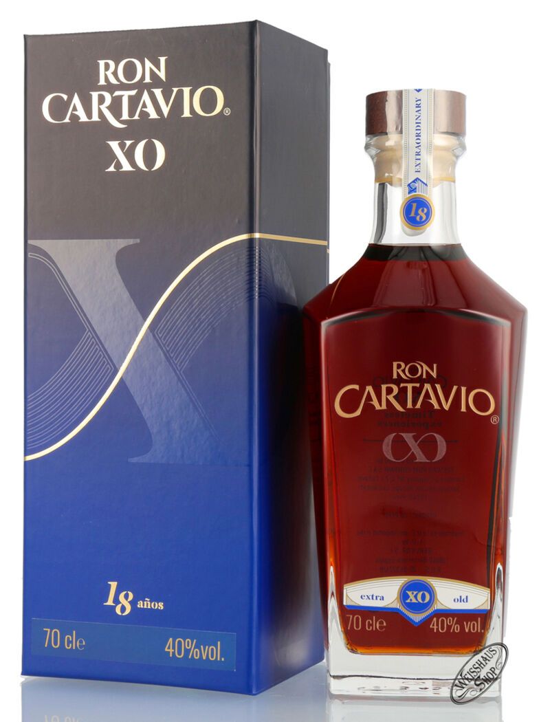 Cartavio XO 18 YO Rum 40% vol. 0,70l Cartavio XO 18 YO Rum 40% vol. 0,70l