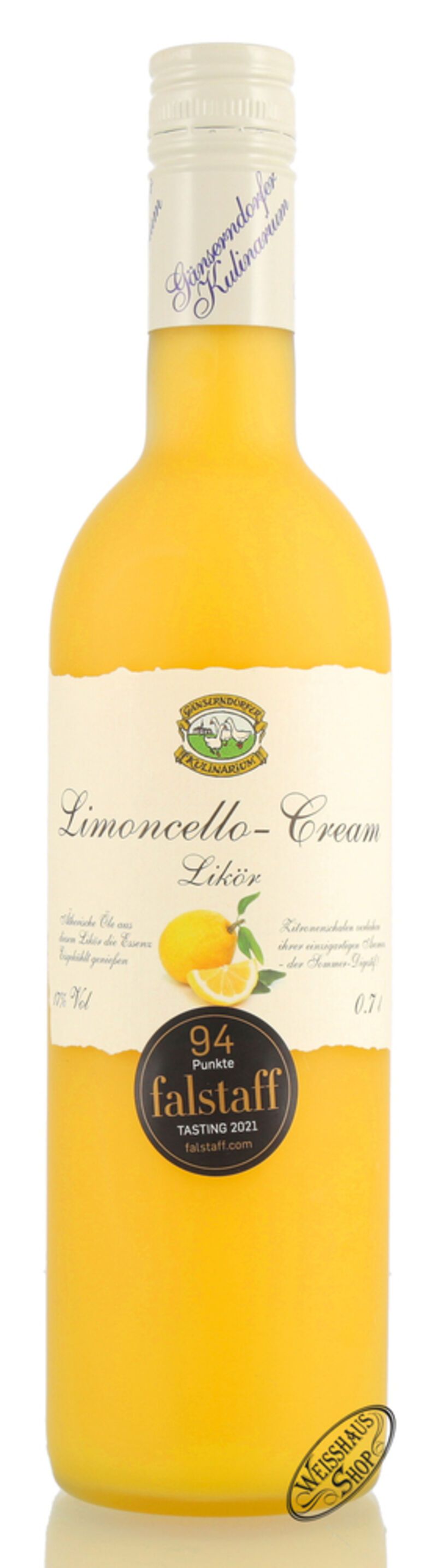 Auersthaler Limoncello Cream Likör 17% vol. 0,70l Auersthaler Limoncello Cream Likör 17% vol. 0,70l