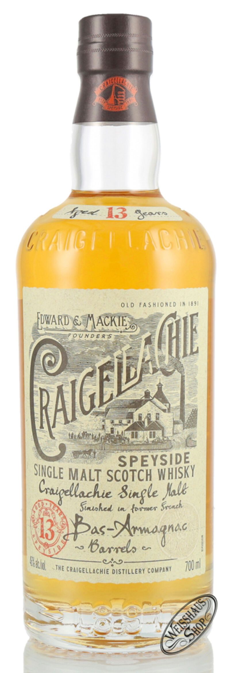 Craigellachie 13 YO Armagnac Finish Whisky 46% vol. 0,70l