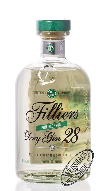 Filliers Dry Gin Pine Blossom 42,6% vol. 0,50l Filliers Dry Gin Pine Blossom 42,6% vol. 0,50l