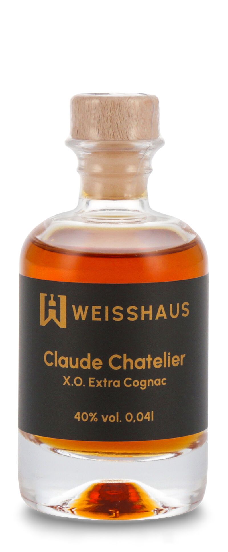 Claude Chatelier X.O. Extra Cognac 40% vol. 0,04l Weisshaus Samples