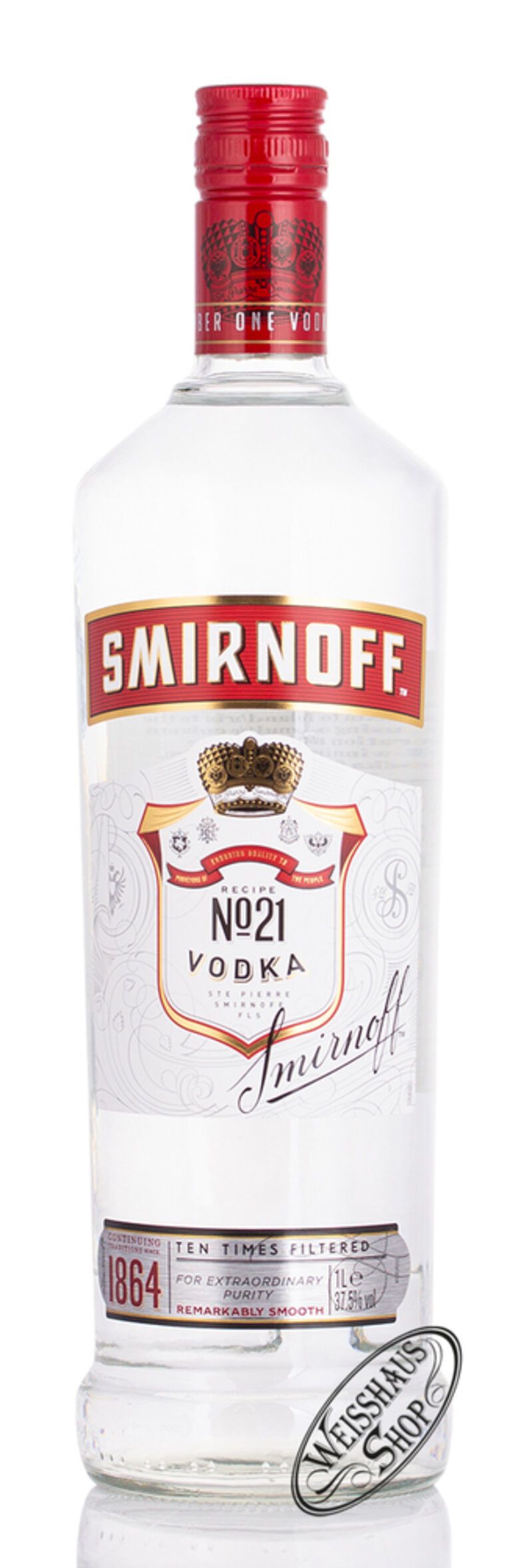 Smirnoff Vodka Red 37,5% vol. 1,0l