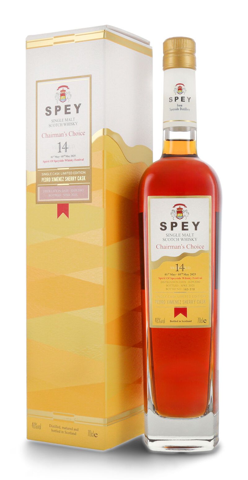 Spey Chairman's Choice PX 2025 Festival Edition Whisky 46% vol. 0,70l Spey Chairman's Choice PX 2025 Festival Edition Whisky 46% vol. 0,70l