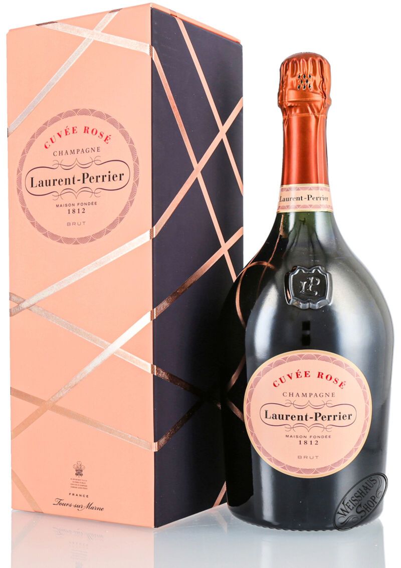 Laurent Perrier Cuvée Rose Brut Champagner 12% vol. 1,50l Magnum Geschenkkarton