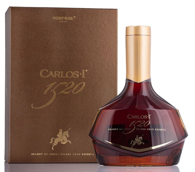 Carlos I 1520 Brandy de Jerez Gran Reserva 41,1% vol. 0,70l Carlos I 1520 Brandy de Jerez Gran Reserva 41,1% vol. 0,70l