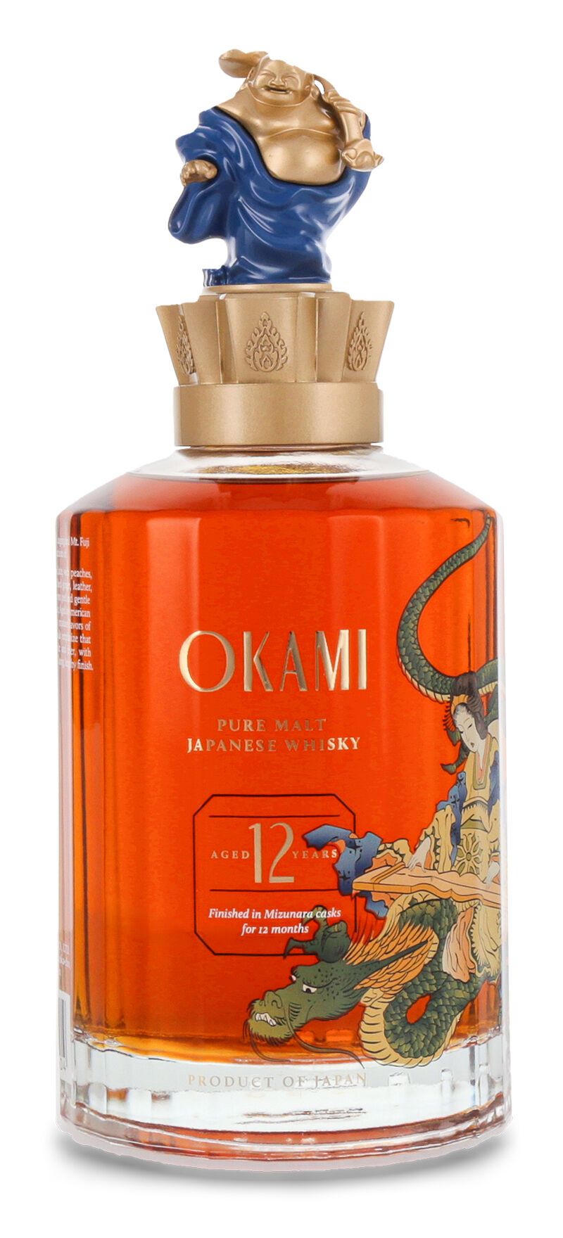 Okami 12 YO Pure Malt Japanese Whisky 40% vol. 0,70l