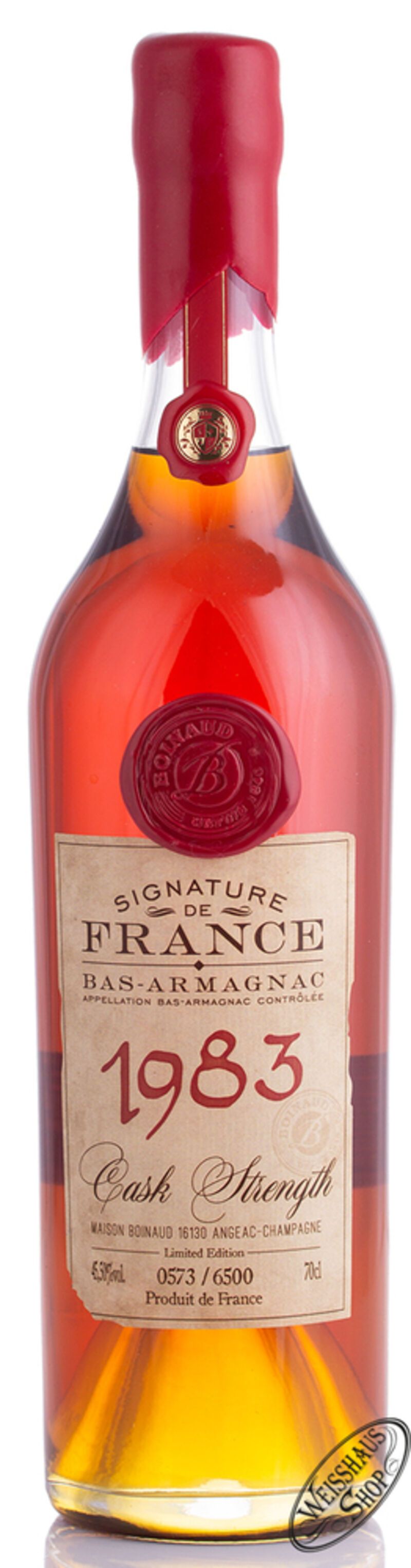 Signature de France Vintage 1983 Armagnac 45,5% vol. 0,70l