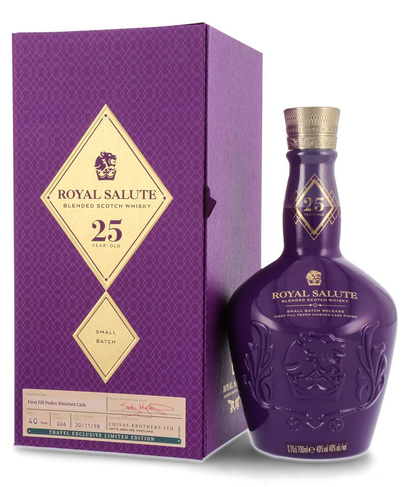 Chivas Regal Royal Salute 25 YO Small Batch 40% vol. 0,70l