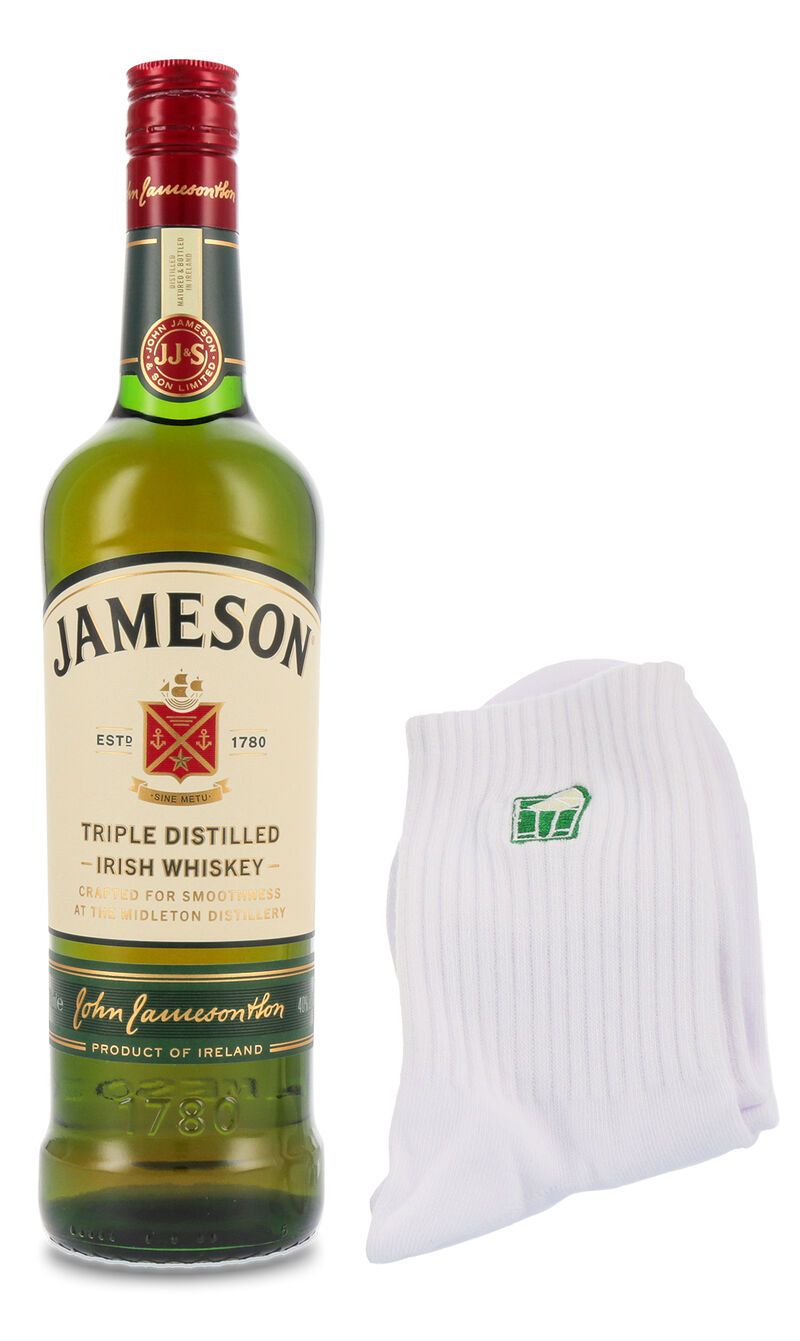 Jameson Irish Whiskey Geschenk-Set 40% vol. 0,70l