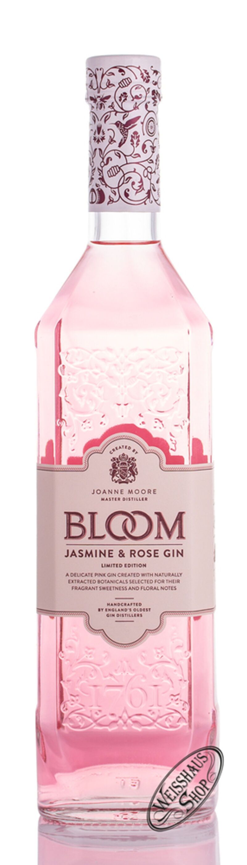Bloom Jasmine & Rose Gin 40 vol. 0,70l Weisshaus Shop