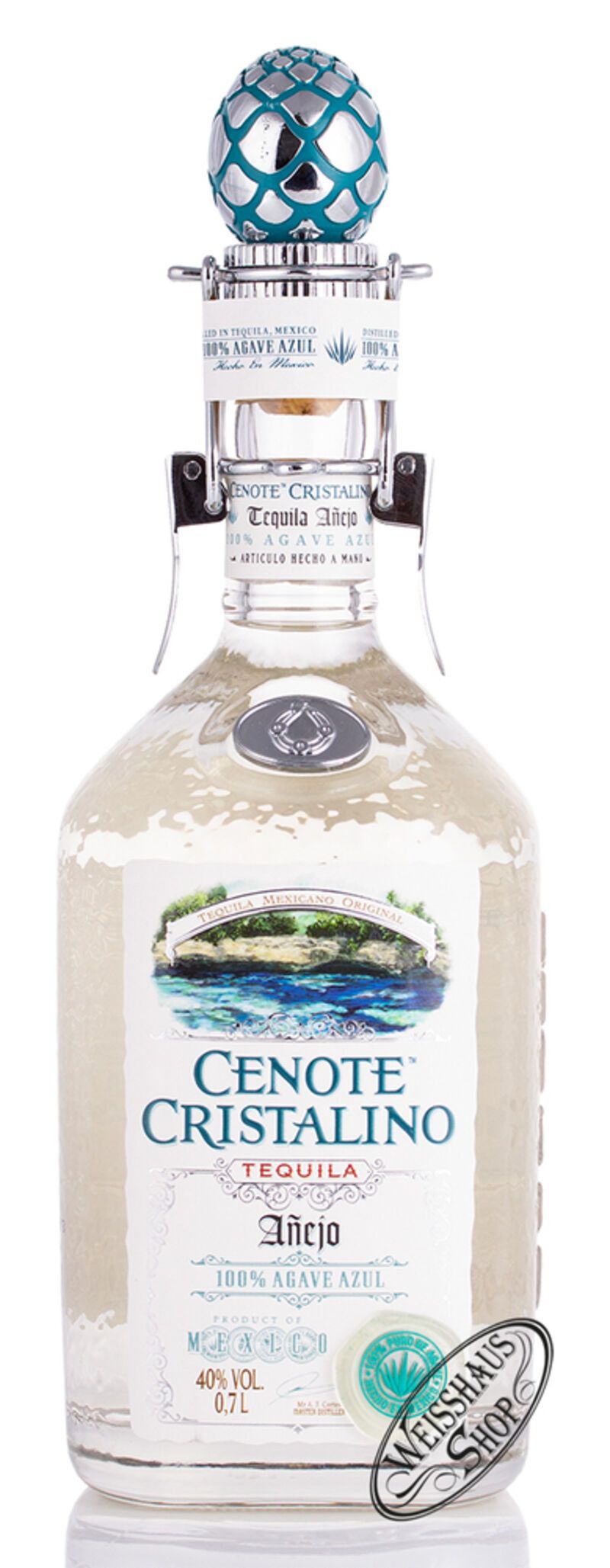 Cenote Tequila Cristalino 40% vol. 0,70l Cenote Tequila Cristalino 40% vol. 0,70l