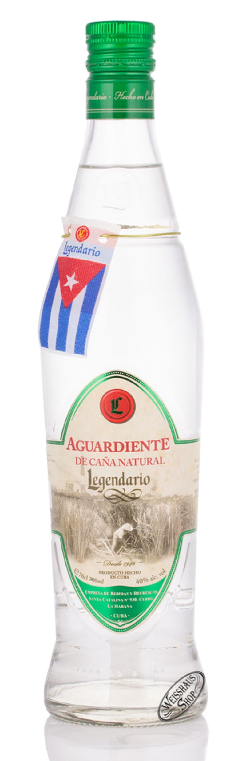 Legendario Aguardiente de Cana Natural 40% vol. 0,70l Legendario Aguardiente de Cana Natural 40% vol. 0,70l