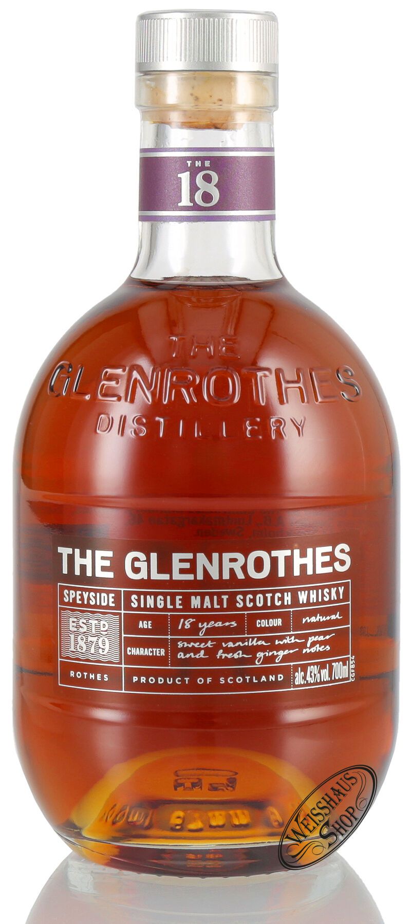 The Glenrothes 18 YO Whisky 43% vol. 0,70l