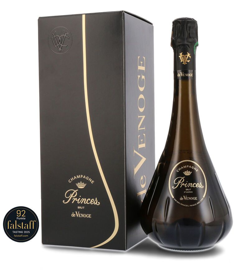 De Venoge Princes Champagner Brut N.V. 12% vol. 0,75l Geschenkkarton
