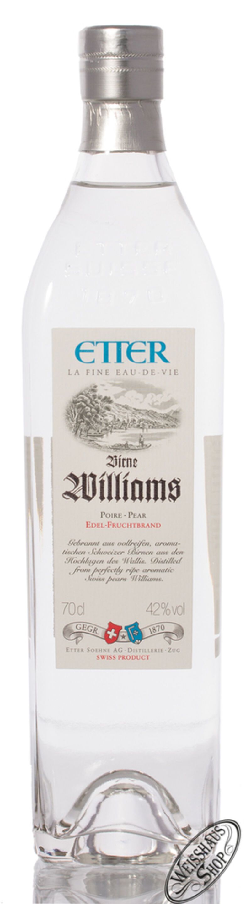 Etter Williams Birnen Brand 42% vol. 0,70l Etter Williams Birnen Brand 42% vol. 0,70l