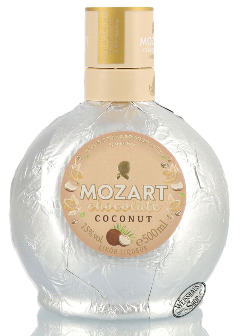 Mozart Coconut Chocolate Likör 15% vol. 0,50l Mozart Coconut Chocolate Likör 15% vol. 0,50l