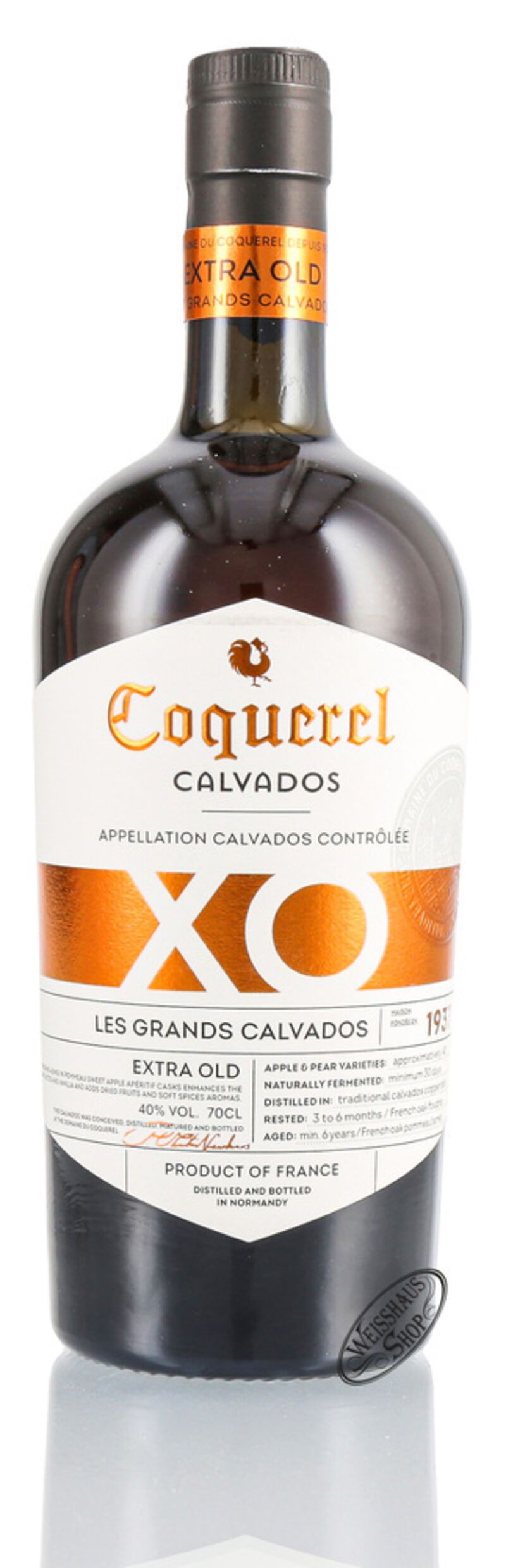 Domaine du Coquerel Calvados XO 40% vol. 0,70l B-Ware