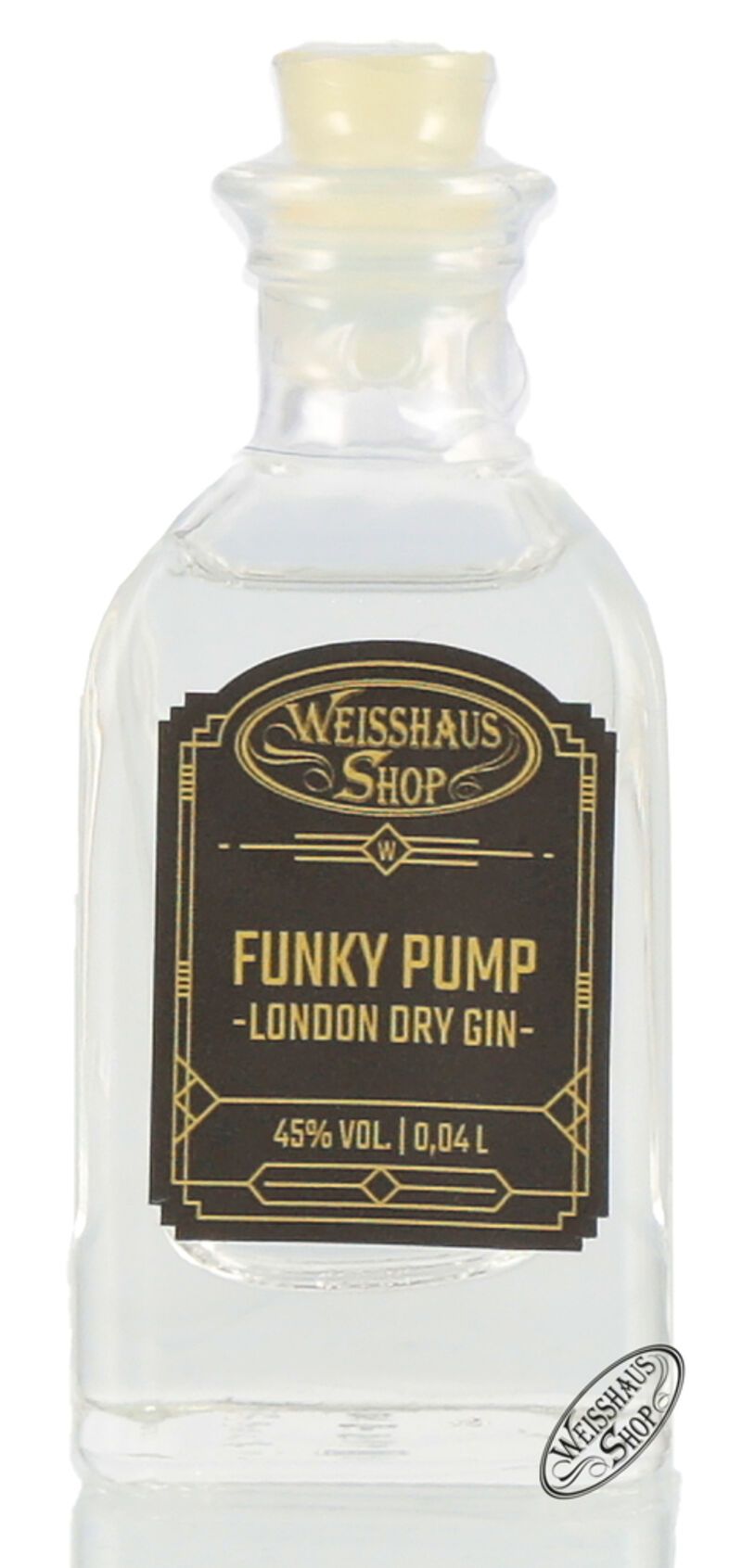 Funky Pump London Dry Gin 45% vol. 0,04l Weisshaus Sample Funky Pump London Dry Gin 45% vol. 0,04l Weisshaus Sample