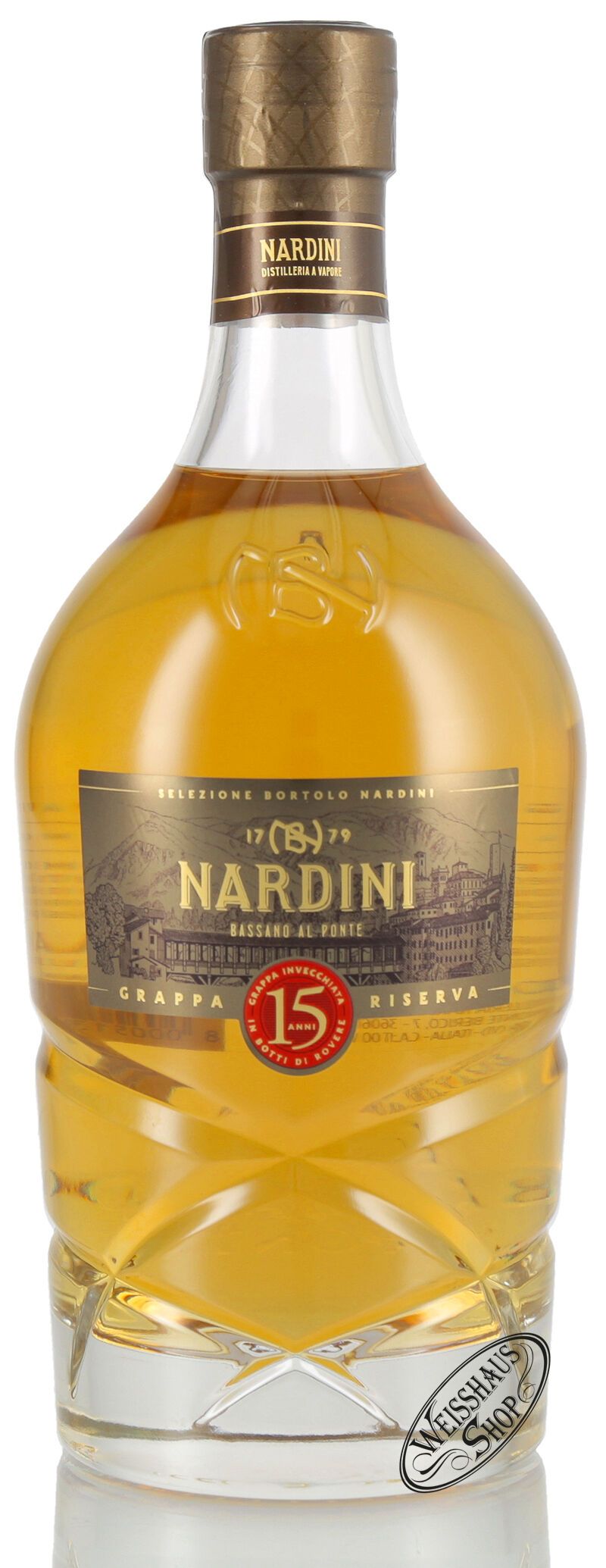 Nardini Grappa Riserva Selezione 15 anni 45% vol. 0,70l Nardini Grappa Riserva Selezione 15 anni 45% vol. 0,70l