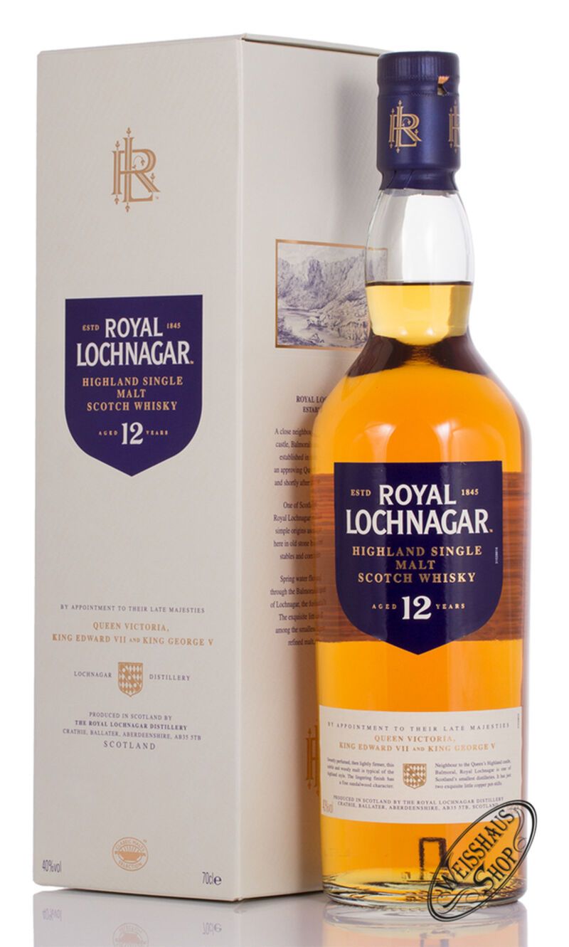 Royal Lochnagar 12 YO Single Malt Whisky 40% vol. 0,70l Royal Lochnagar 12 YO Single Malt Whisky 40% vol. 0,70l