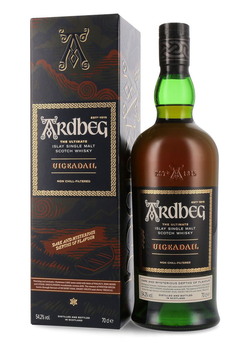 Ardbeg Uigeadail Islay Single Malt Whisky 54,2% vol. 0,70l