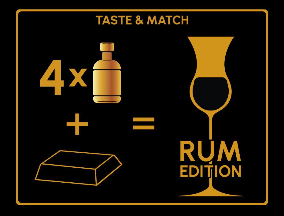 Taste and Match - Rum Edition 4 x 0,04l Weisshaus Sample Set