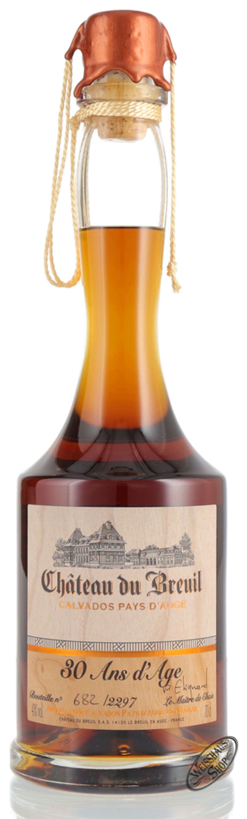 Château du Breuil 30 YO Calvados 41% vol. 0,70l B-Ware