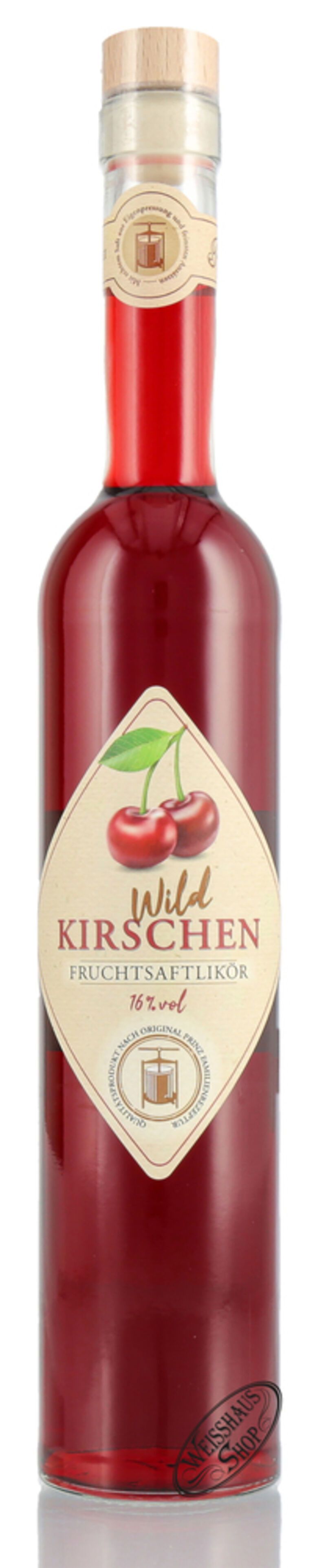 Prinz Wildkirsch Likör 16% vol. 0,50l B-Ware