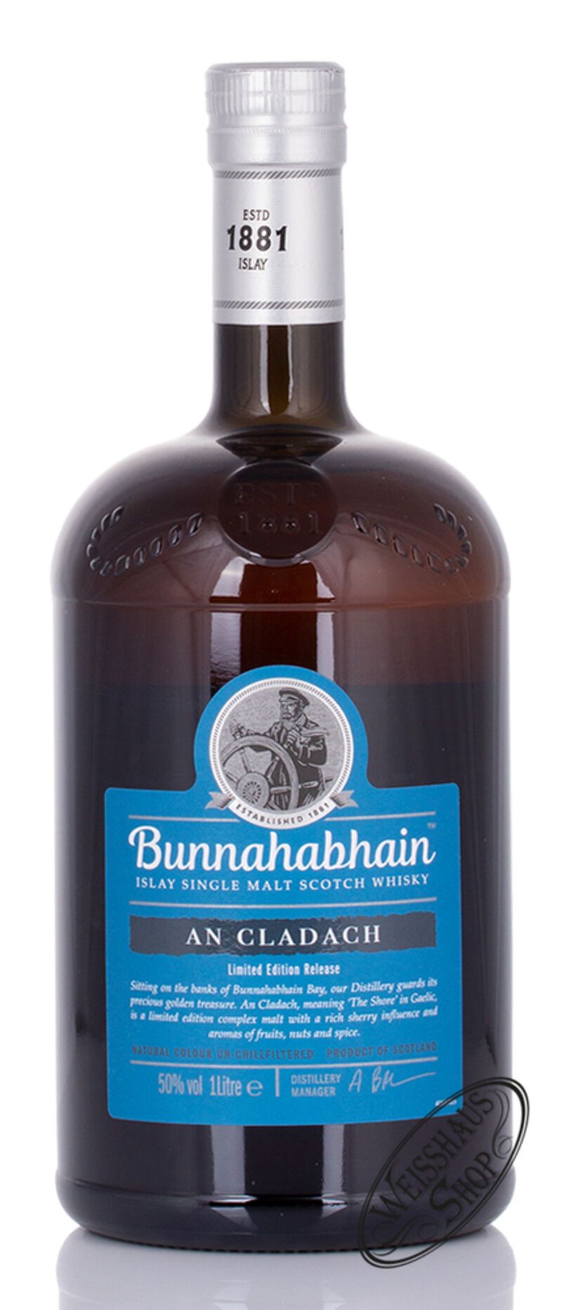 Bunnahabhain An Cladach Whisky 50% vol. 1,0l B-Ware