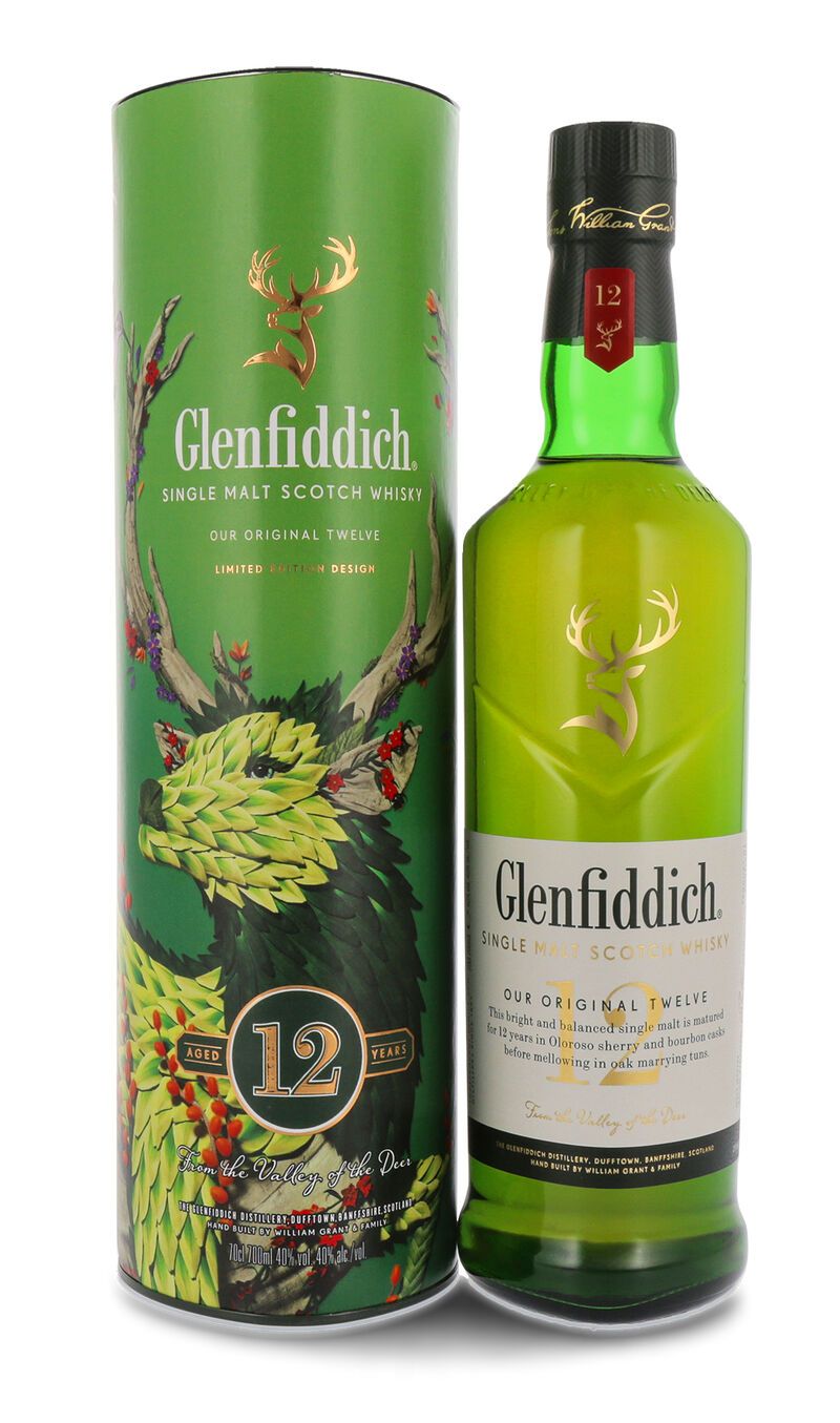 Glenfiddich 12 YO Limited Festive Edition Whisky 40% vol. 0,70l