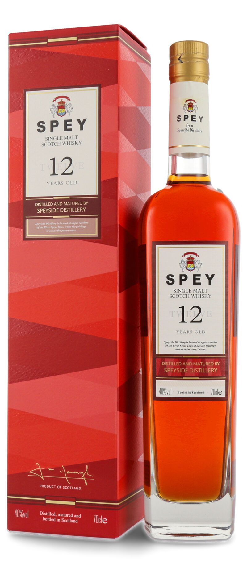 Spey 12 YO Single Malt Scotch Whisky 40% vol. 0,70l Spey 12 YO Single Malt Scotch Whisky 40% vol. 0,70l