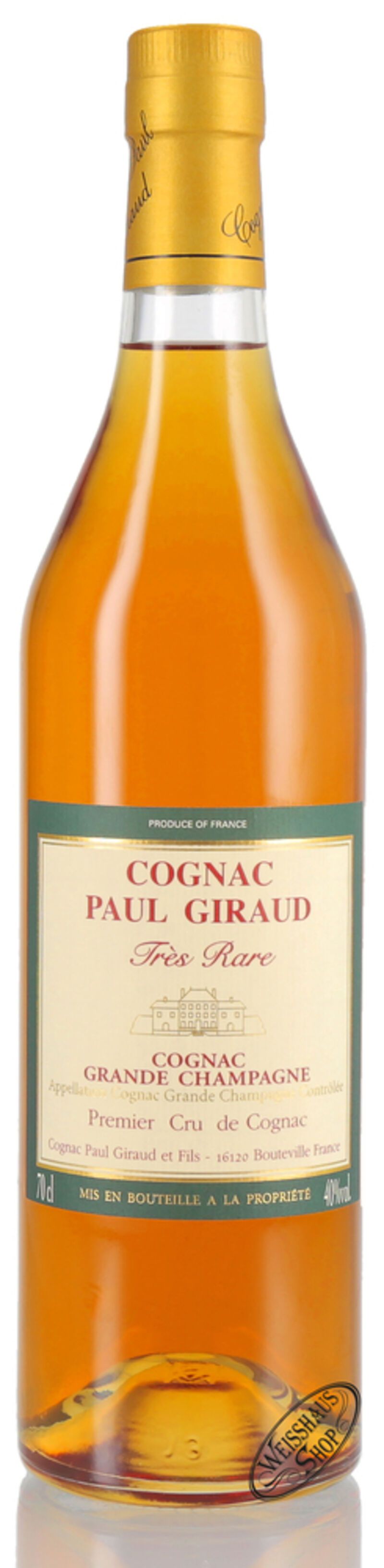 Paul Giraud Cognac Tres Rare 40% vol. 0,70l Paul Giraud Cognac Tres Rare 40% vol. 0,70l