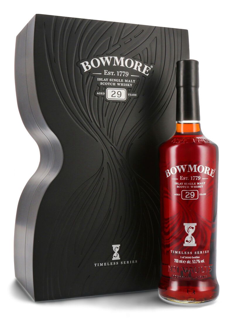 Bowmore 29 YO Timeless Series Islay Whisky 53,7% vol. 0,70l Bowmore 29 YO Timeless Series Islay Whisky 53,7% vol. 0,70l