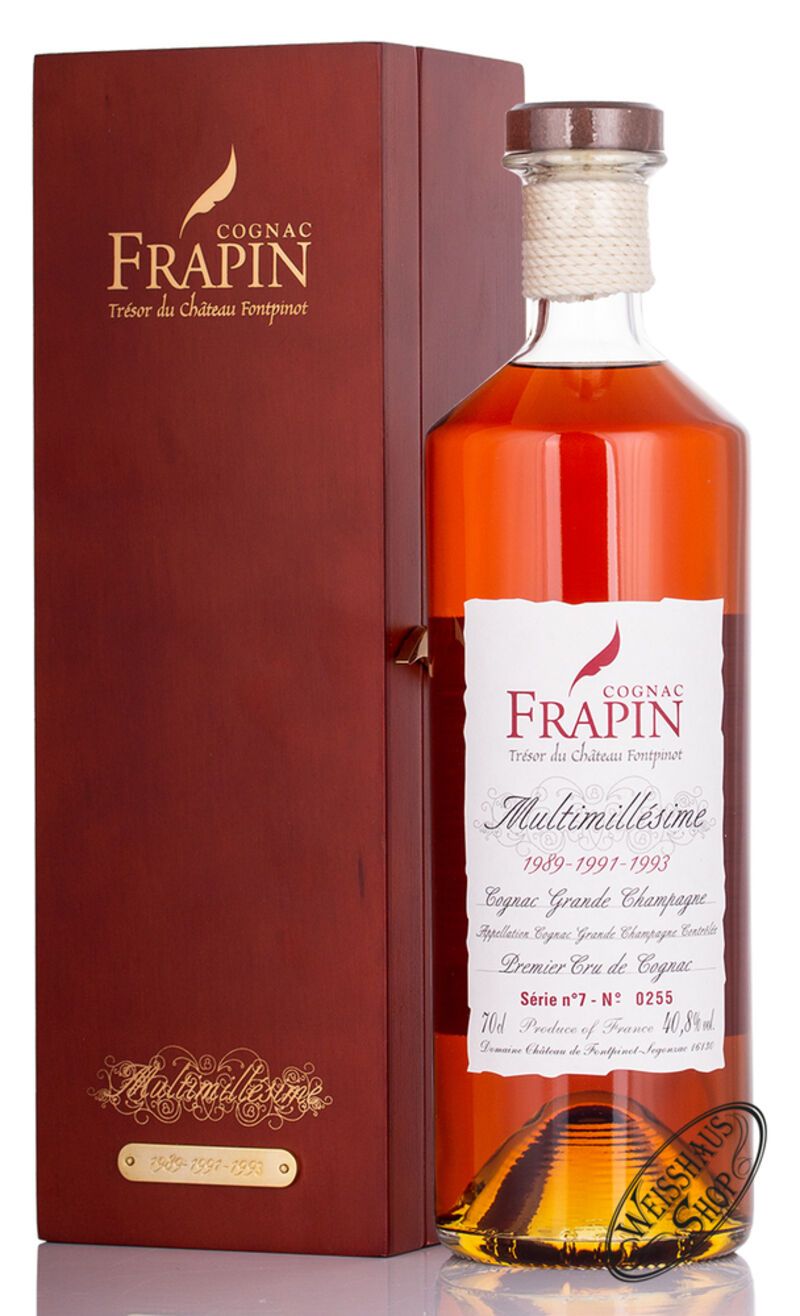 Frapin Multimillesime No. 7 1989-1991-1993 Cognac 40,8% vol. 0,70l Frapin Multimillesime No. 7 1989-1991-1993 Cognac 40,8% vol. 0,70l