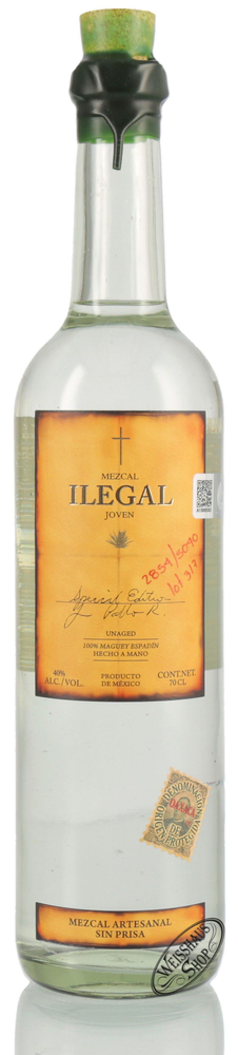 Ilegal Mezcal Joven 40% vol. 0,70l