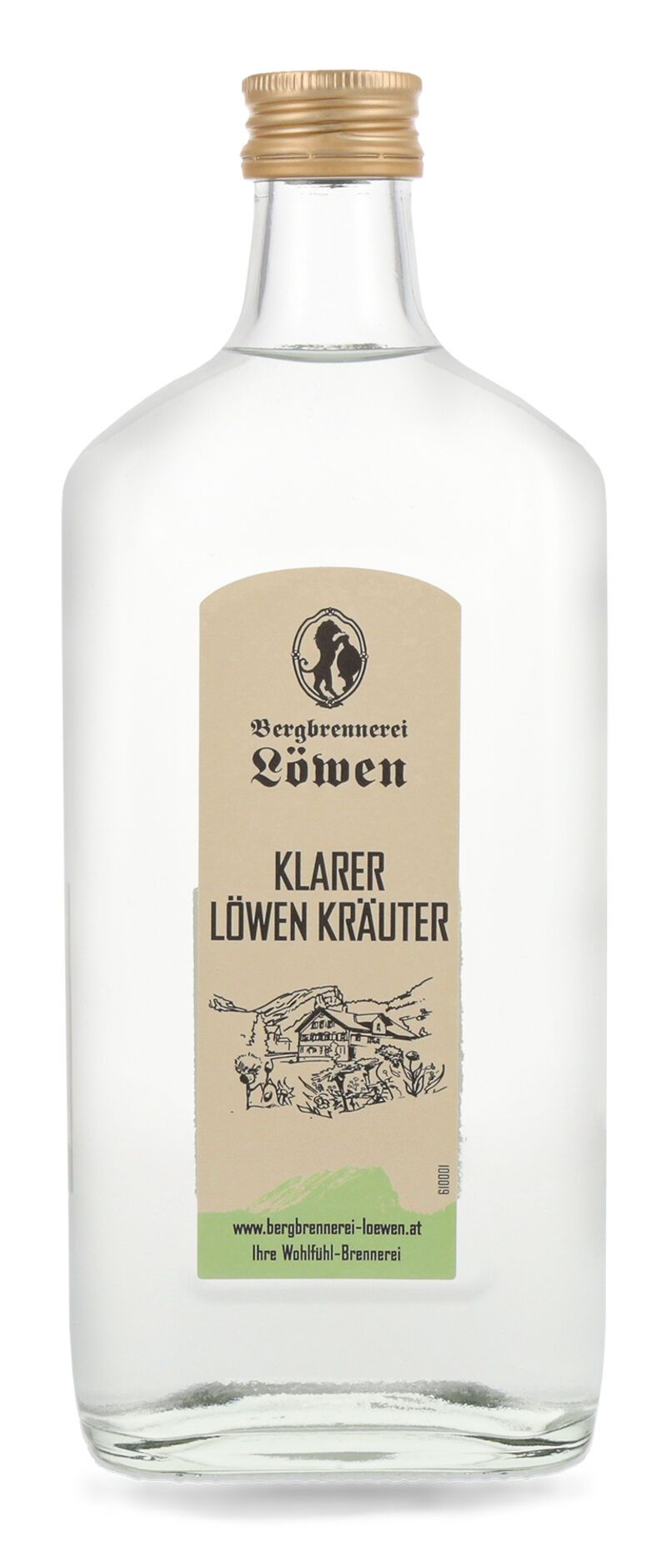 Bergbrennerei Löwen Klarer Löwenkräuter 35% vol. 0,50l