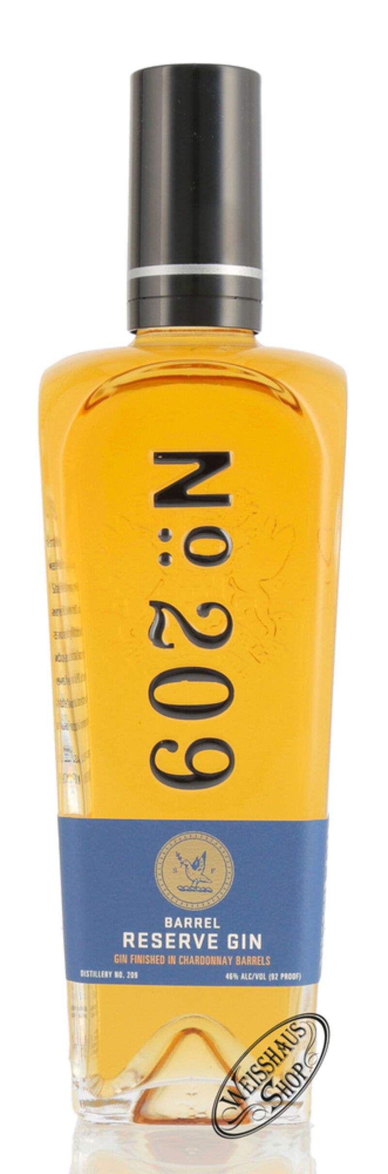 No. 209 Chardonnay Barrel Reserve Gin 46% vol. 0,70l No. 209 Chardonnay Barrel Reserve Gin 46% vol. 0,70l