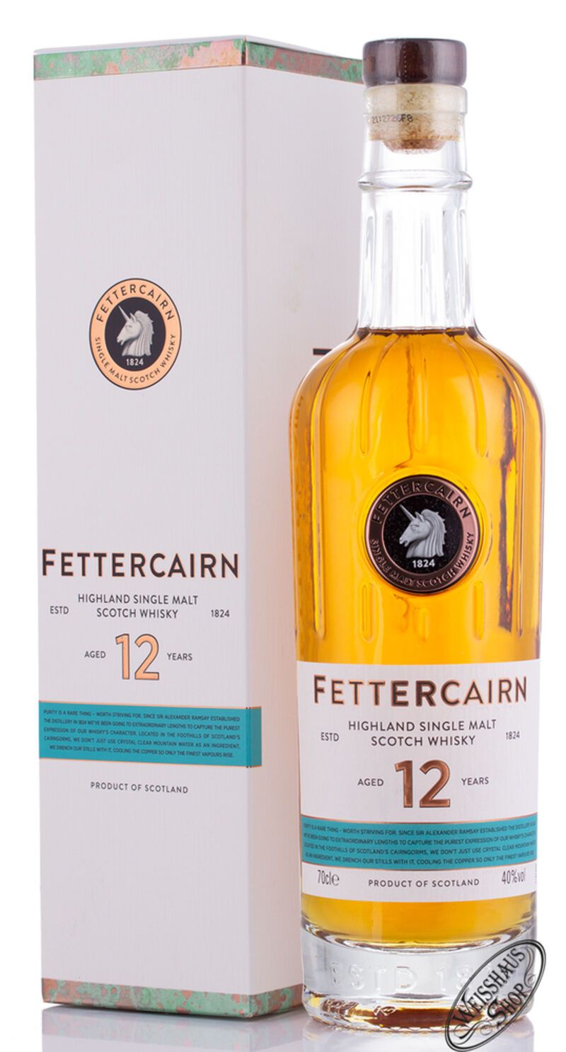 Fettercairn 12 YO Whisky  40% vol. 0,70l