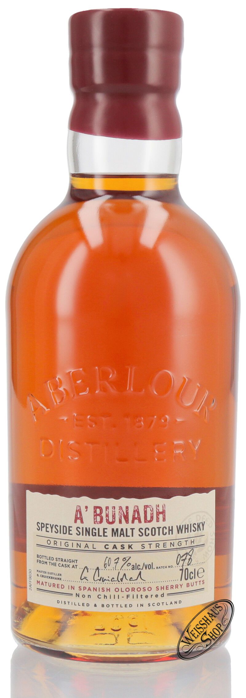 Aberlour A'Bunadh Batch No. 78 Whisky 60,7% vol. 0,70l B-Ware Aberlour A'Bunadh Batch No. 78 Whisky 60,7% vol. 0,70l B-Ware