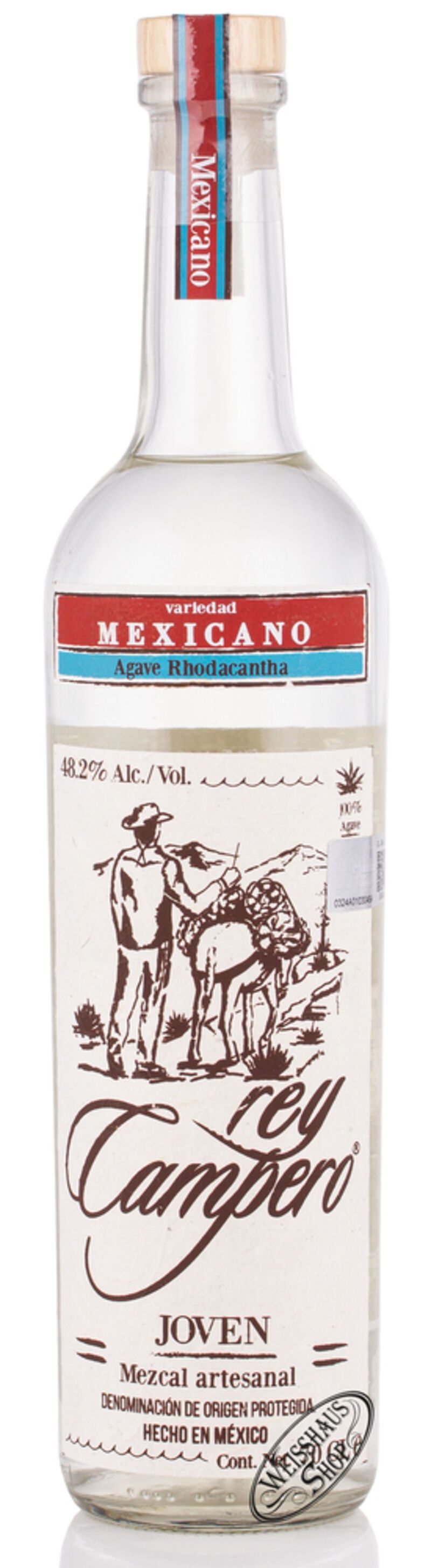 Rey Campero Mezcal Mexicano 48,2% vol. 0,70l Rey Campero Mezcal Mexicano 48,2% vol. 0,70l